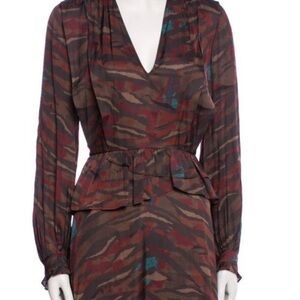 Zadig & Voltaire Multicolor Long Sleeve Dress